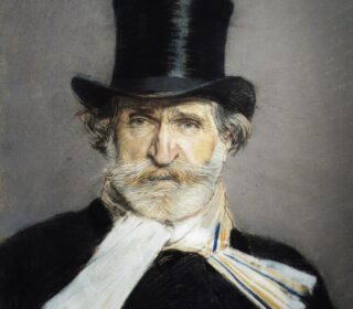 An image showing compoiser Giuseppe Verdi