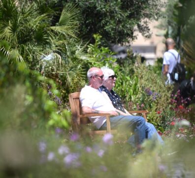 A photo showing people relaxing at the Valletta Green Festival