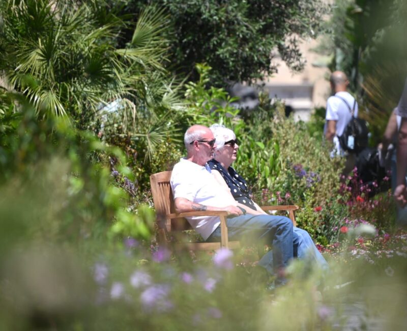 A photo showing people relaxing at the Valletta Green Festival