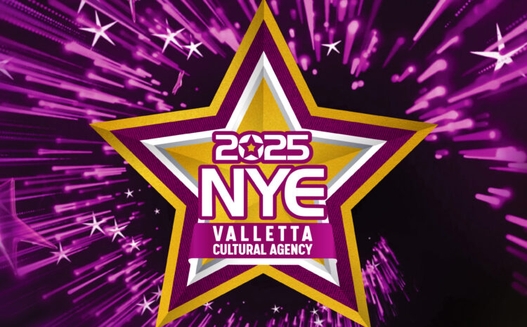 Artwork for NYE 2025 celebrationsin Valletta