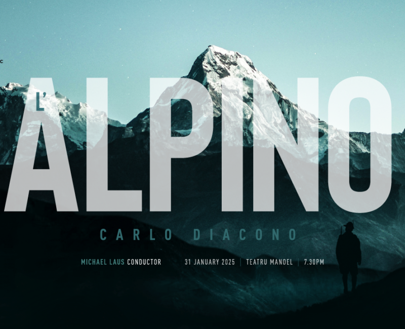 An image showing the Italian Alps where l'Alpino is set