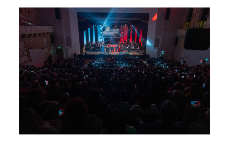 An image showing singers during the concert Ilħna li Jibqgħu: Klassiċi Maltin